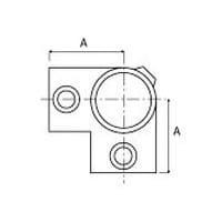 Taille du tube	AØ 27 mm 	44Ø 42 mm 	60Ø 48 mm 	68