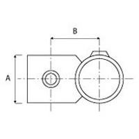 Taille du tube	A 	BØ 27 mm 	36 	32Ø 42 mm 	54 	49Ø 48 mm 	60 	54