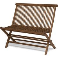 Fällbar soffa Nova i obehandlad teak