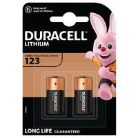 CR123 litiumbatteri – förpackning med 2 st – Duracell