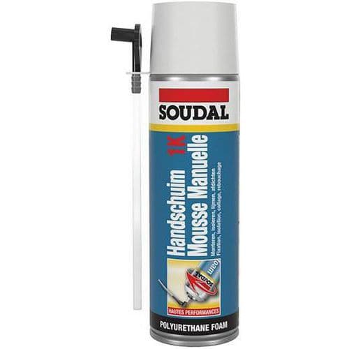 Manuellt polyuretanexpanderande skum 1K 500 ml – Soudal