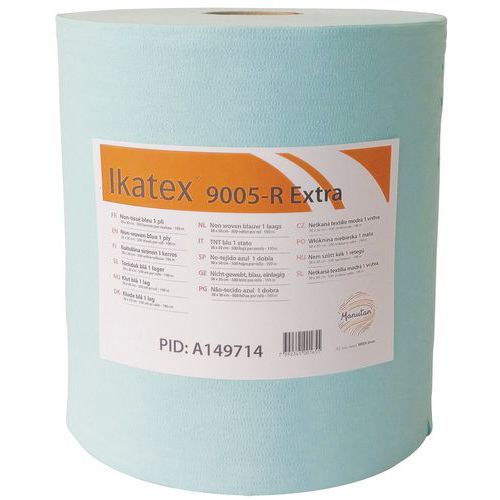 Profitextra nonwoven-rulle, 500 ark 38x30, blå – Ikatex