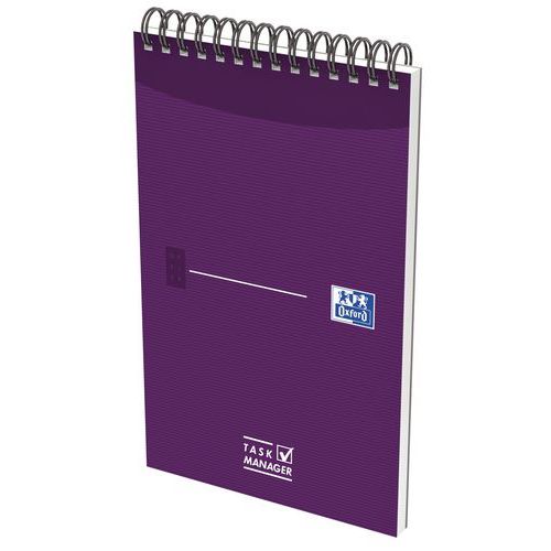 Oxford Task Manager anteckningsblock 125x200 140 sidor, 90 g, linjerat