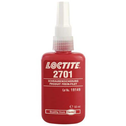 Fluorescerande grönt gänglåsande lim 2701 Loctite – 50 ml