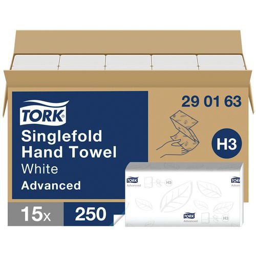 Tork Advanced H3-handdukar – Interfolded