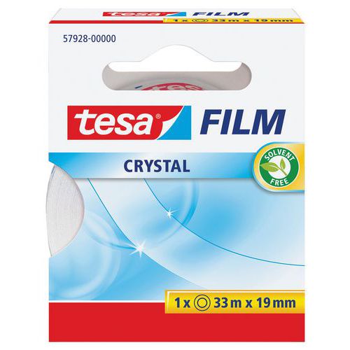 tesa Crystal tejp 33 m x 19 mm