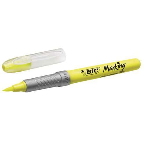 Överstrykningspenna BIC Highlighter Grip Flex - Gul