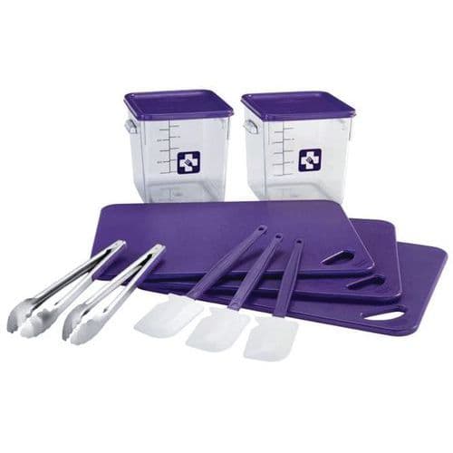 Matberedningsset 12-delade allergener Rubbermaid