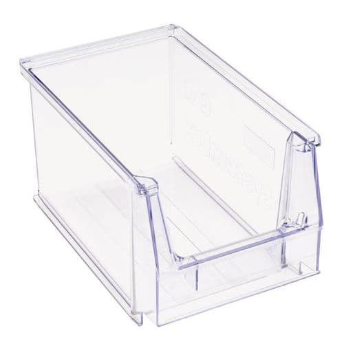 Stabelbar modulback transparent, 3,8 l