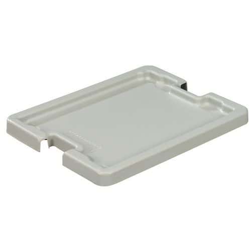 Lock till Plastback stapelbar vit - Mobil Plastic