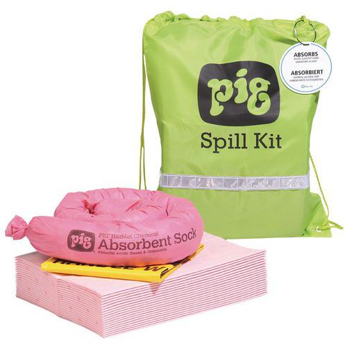 Absorbent kemikalier 11 L - Pig