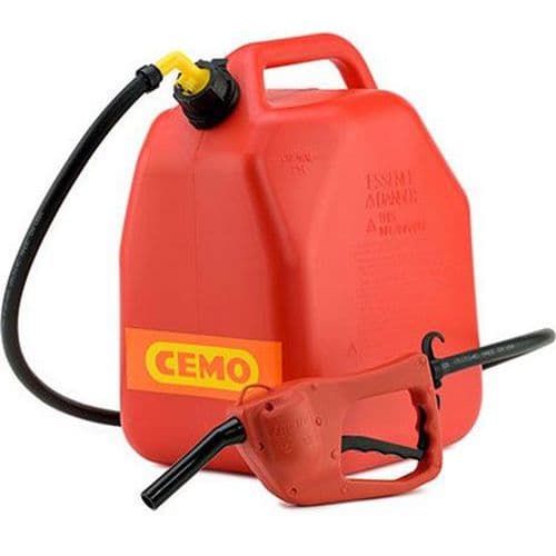 Bensindunk 25 L, med pumppistol - Cemo