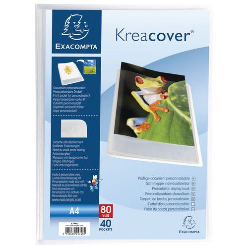 Kreacover® visningsbok – A4. Genomskinlig – Exacompta