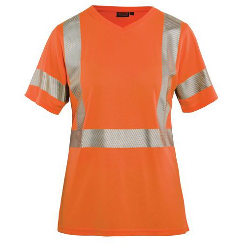 Varsel-t-shirt Dam Varselorange - Blåkläder