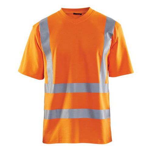 UV-skyddad varsel-T-shirt Varselorange - Blåkläder