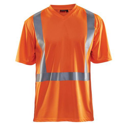 UV-skyddad varsel-T-shirt Varselorange - Blåkläder