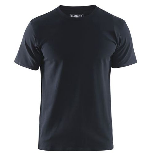 T-shirt slim fit Mörk marinblå - Blåkläder