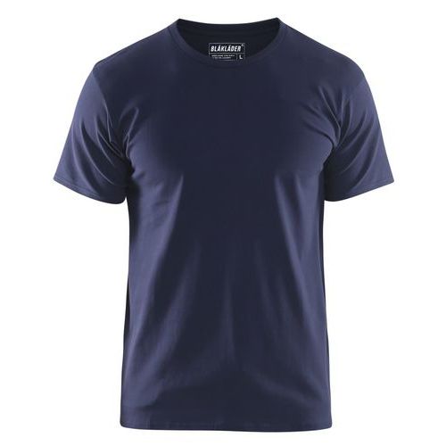 T-shirt slim fit Marinblå - Blåkläder