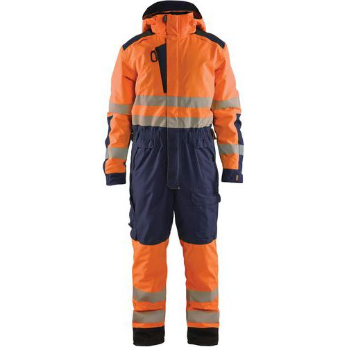 Vinteroverall Varsel Varselorange/Marinblå - Blåkläder