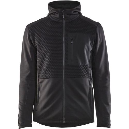 Luvtröja full zip Svart - Blåkläder