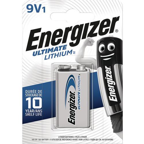 Ultimate litiumbatteri – LR61 – 9 V – Energizer