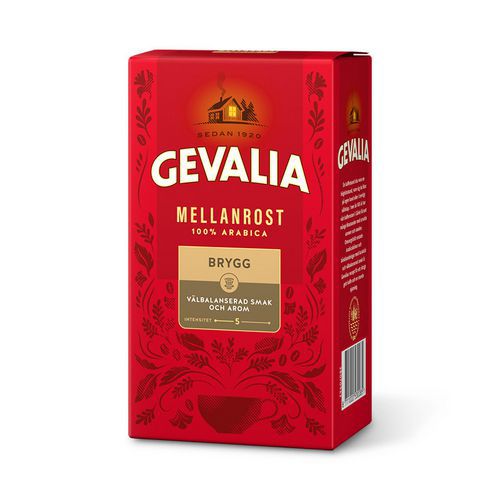 Bryggkaffe mellanrost 12x450gr Gevalia