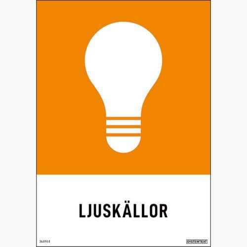 Dekal Ljuskällor 210 x 297 mm