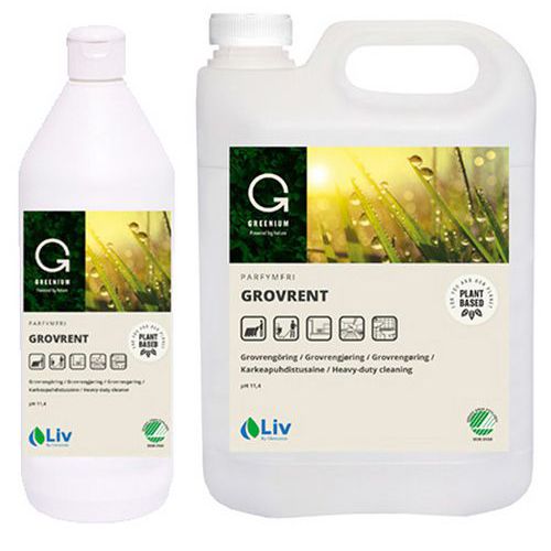 Rengöringsmedel Grovrent Liv Greenium 1-5 L