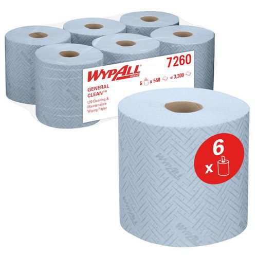 Torkpapper blå WypAll® L20 General Reach