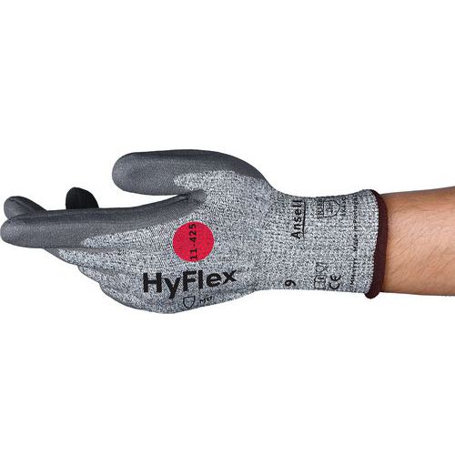 Handskar HyFlex 11-425 skärbeständiga