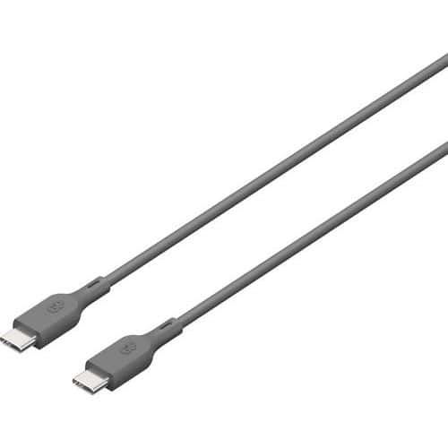 Slitstark 2-meters USB-C till USB-C-kabel, 100 W - GP