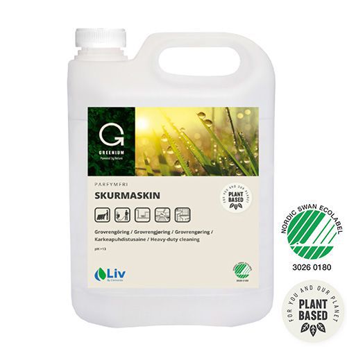 Rengöringsmedel för skurmaskin Liv Greenium 5 liter