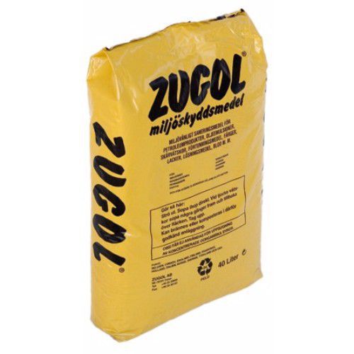 Absorbent miljöskyddsmedel Zugol, 40 L