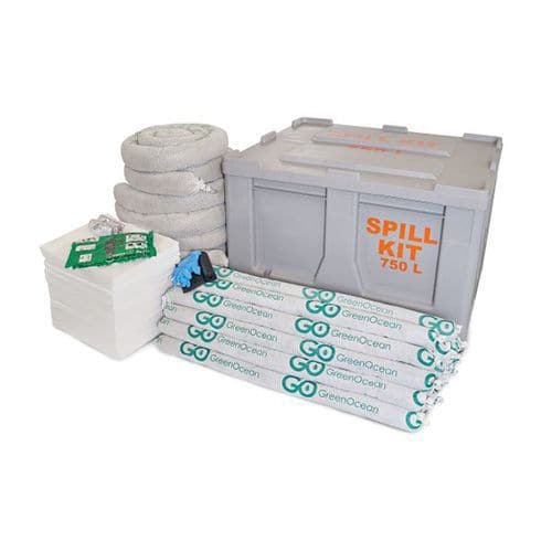 Spillkit GO, 750 l - Greenocean