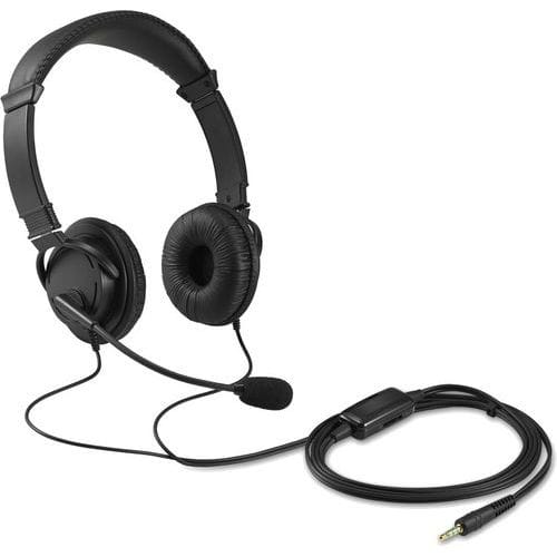 3,5 mm-headset med mikrofon och volymkontroll - Kensington