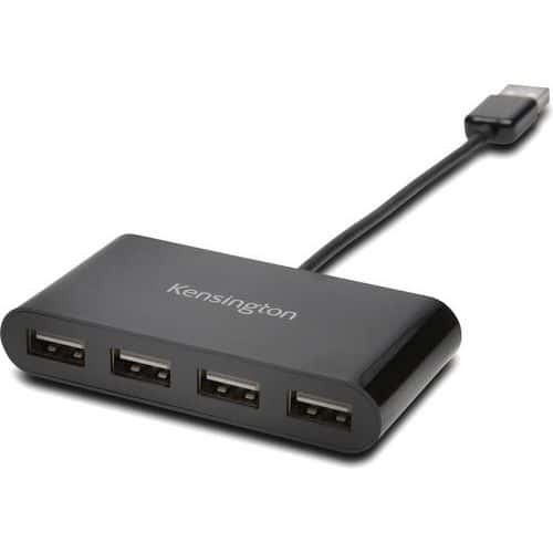 USB-A-ansluten 4-portars USB-A 2.0-hubb - Kensington