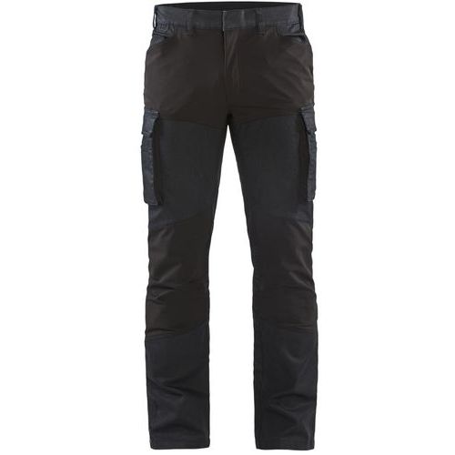 Servicebyxa denimstretch Marinblå/Svart - Blåkläder